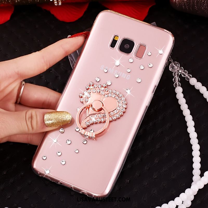 Samsung Galaxy S8 Kuoret Kuori Suojaus Silikoni Puhelimen Rhinestone Inlay Netistä