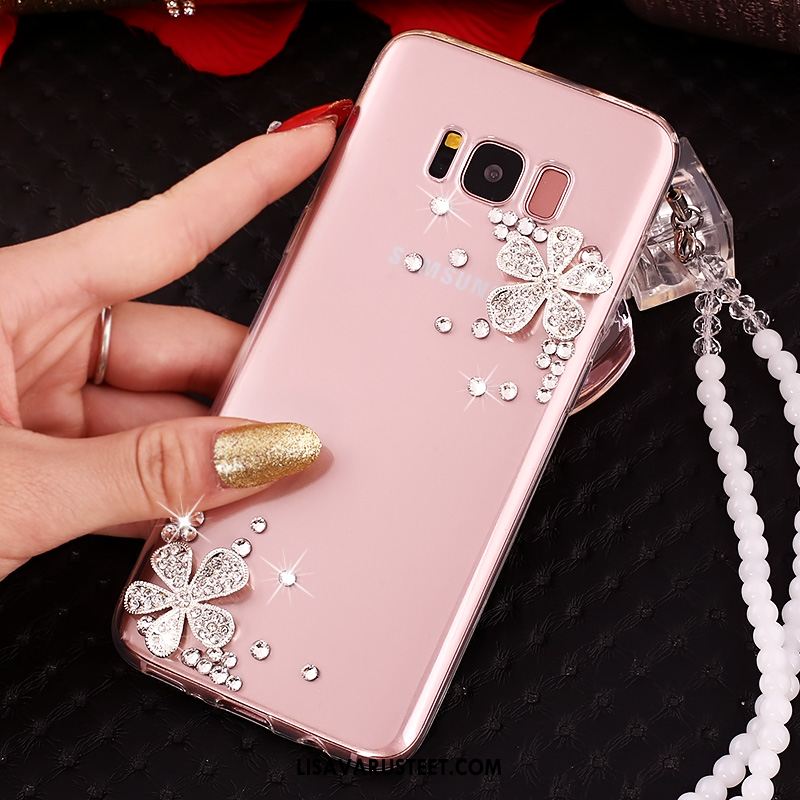 Samsung Galaxy S8 Kuoret Kuori Suojaus Silikoni Puhelimen Rhinestone Inlay Netistä