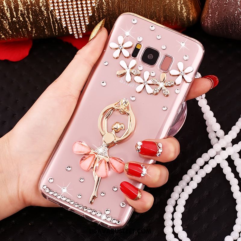 Samsung Galaxy S8 Kuoret Kuori Suojaus Silikoni Puhelimen Rhinestone Inlay Netistä