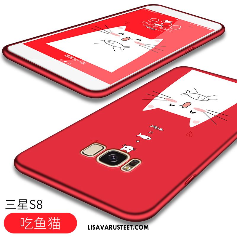 Samsung Galaxy S8 Kuoret Pesty Suede Silikoni Suojaus Murtumaton All Inclusive Halvat