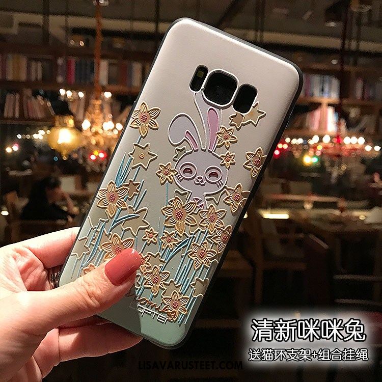 Samsung Galaxy S8+ Kuoret Puhelimen Persoonallisuus Kohokuviointi Pesty Suede Suojaus Myynti