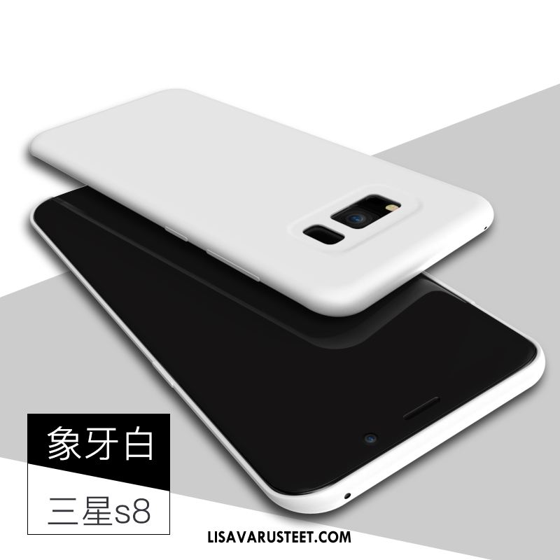 Samsung Galaxy S8 Kuoret Silikoni Kotelo Suojaus Valkoinen Trendi Myynti