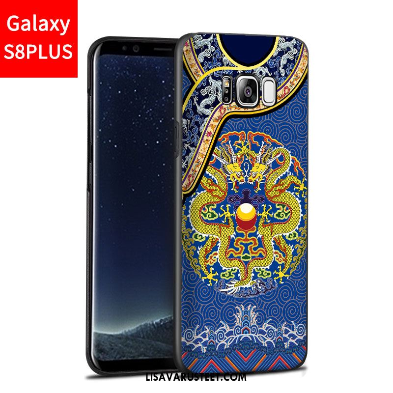 Samsung Galaxy S8+ Kuoret Tähti Punainen Pesty Suede Puhelimen Suojaus Osta