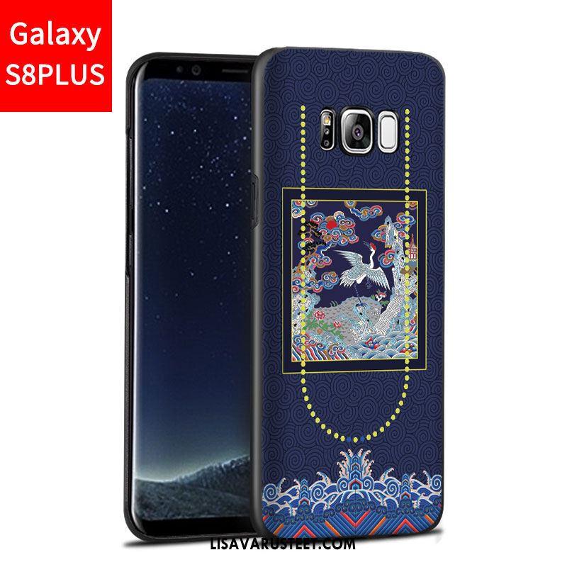 Samsung Galaxy S8+ Kuoret Tähti Punainen Pesty Suede Puhelimen Suojaus Osta