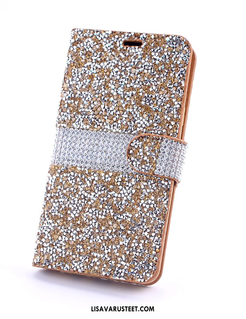 Samsung Galaxy S9+ Kuoret Kukkakuvio Rhinestone Inlay Suojaus Puhelimen Kotelo Myynti