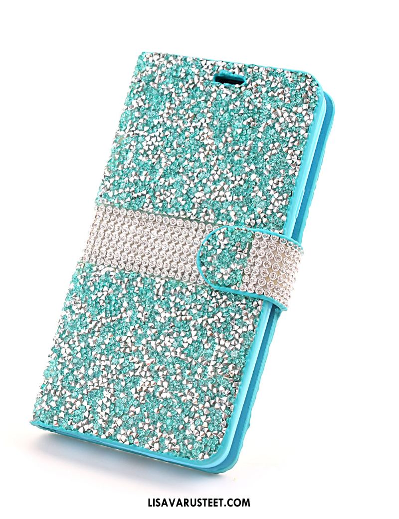 Samsung Galaxy S9+ Kuoret Kukkakuvio Rhinestone Inlay Suojaus Puhelimen Kotelo Myynti