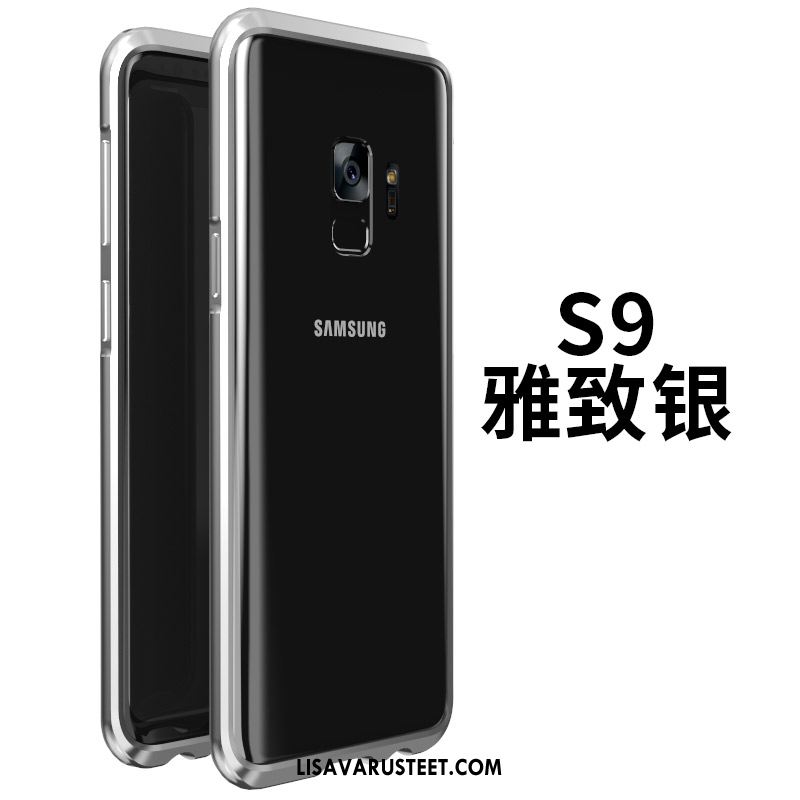 Samsung Galaxy S9 Kuoret Kuori Metalli Pesty Suede Kehys Takakansi Myynti