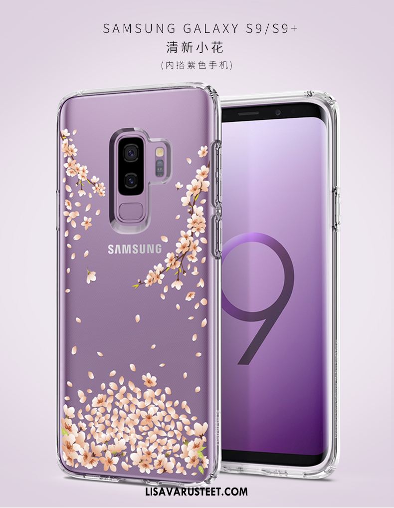 Samsung Galaxy S9+ Kuoret Puhelimen Läpinäkyvä Sininen Murtumaton Luova Halpa