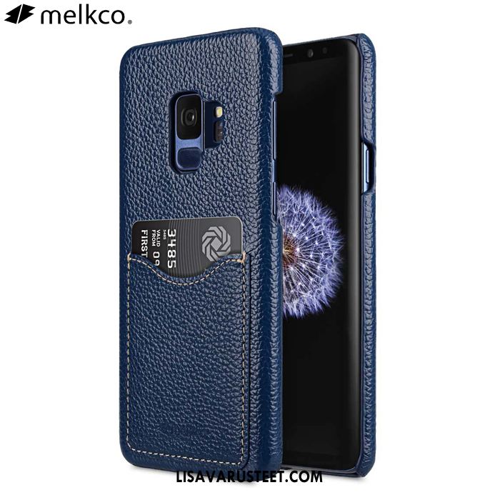 Samsung Galaxy S9 Kuoret Takakansi Lehmä Murtumaton Nahkakotelo Suojaus Halpa