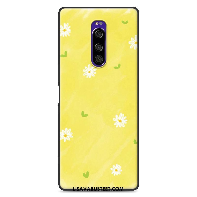 Sony Xperia 1 Kuoret Murtumaton Persoonallisuus Luova Keltainen Kuori Myynti