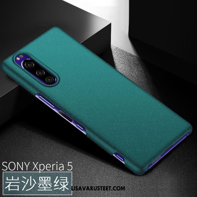 Sony Xperia 5 Kuoret Puhelimen Pesty Suede Kuori Murtumaton Vihreä Osta