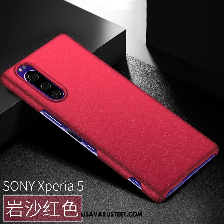 Sony Xperia 5 Kuoret Puhelimen Pesty Suede Kuori Murtumaton Vihreä Osta