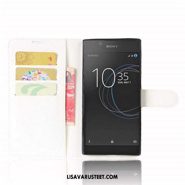 Sony Xperia L1 Kuoret Kuori Puhelimen Vihreä Nahkakotelo Murtumaton Osta