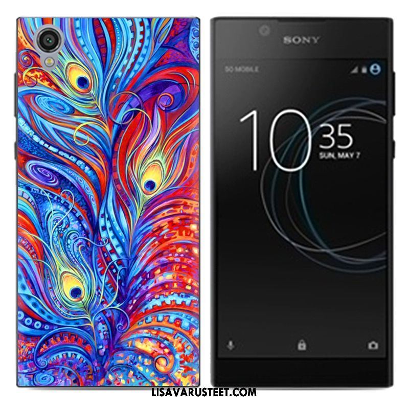 Sony Xperia L1 Kuoret Luova Pehmeä Neste Pu Puhelimen Maalaus Kuori Tarjous