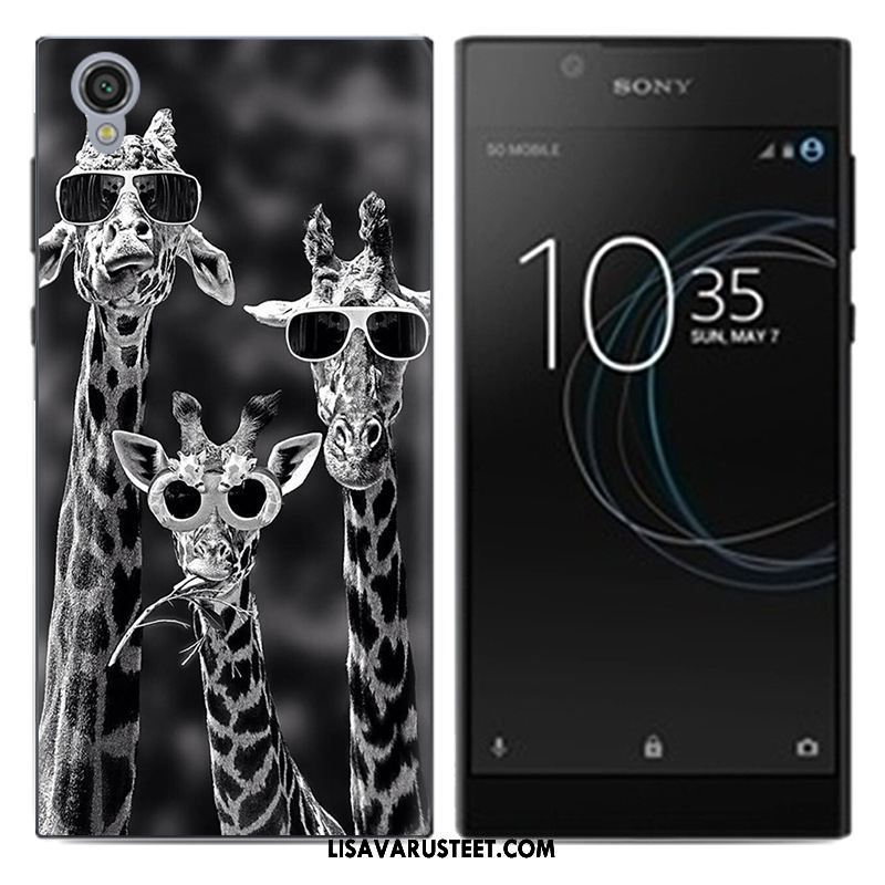 Sony Xperia L1 Kuoret Luova Pehmeä Neste Pu Puhelimen Maalaus Kuori Tarjous