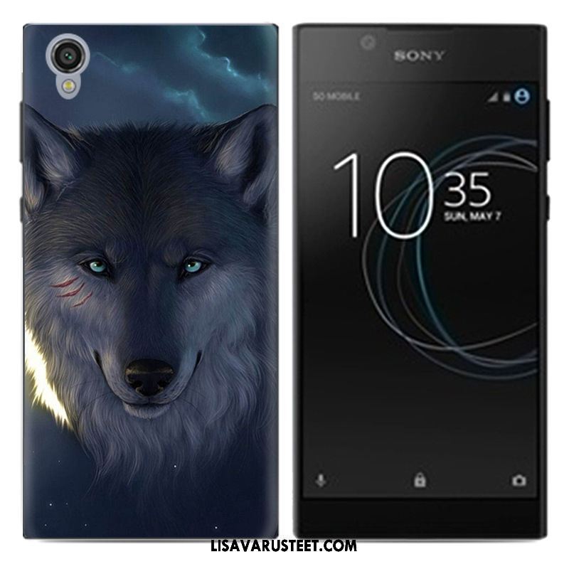 Sony Xperia L1 Kuoret Luova Pehmeä Neste Pu Puhelimen Maalaus Kuori Tarjous