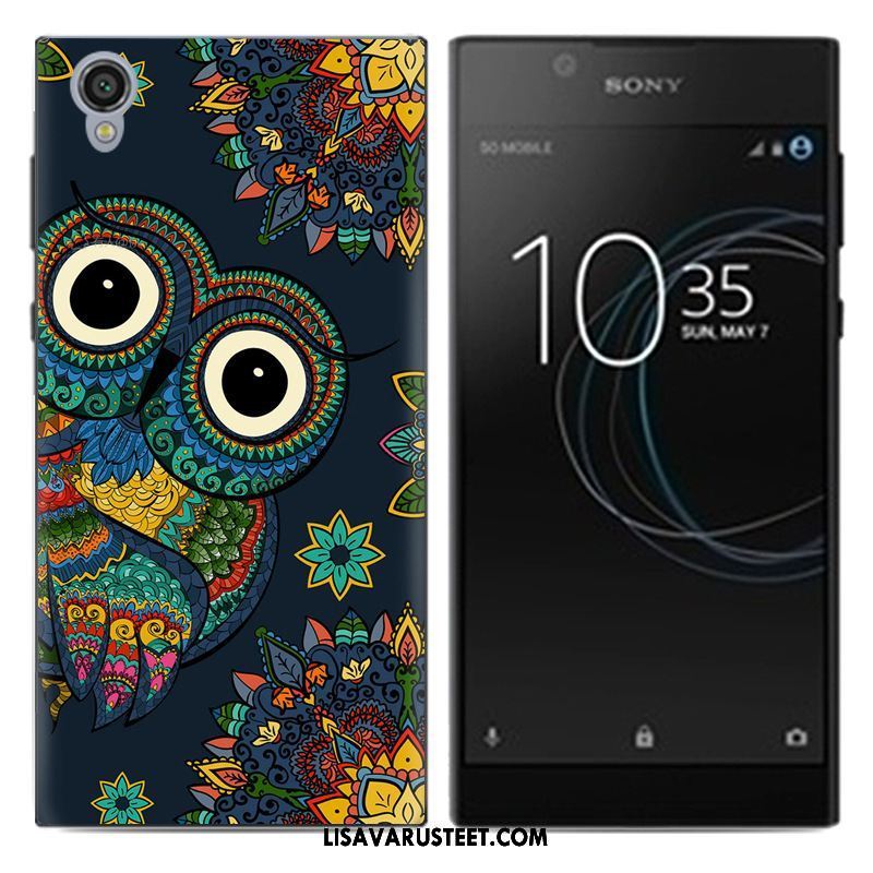 Sony Xperia L1 Kuoret Luova Pehmeä Neste Pu Puhelimen Maalaus Kuori Tarjous