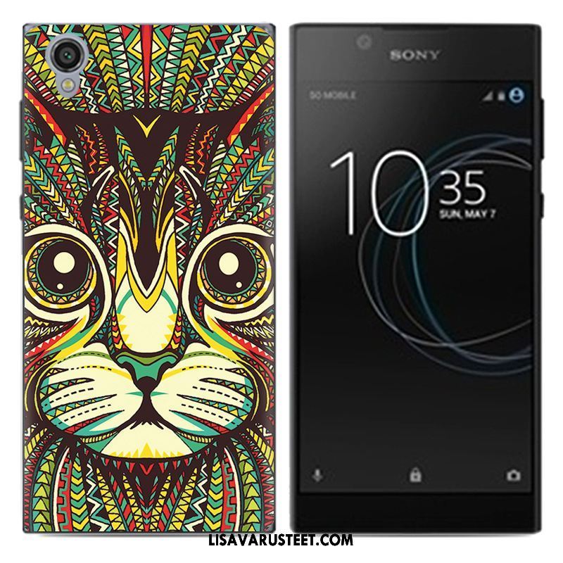 Sony Xperia L1 Kuoret Luova Pehmeä Neste Pu Puhelimen Maalaus Kuori Tarjous