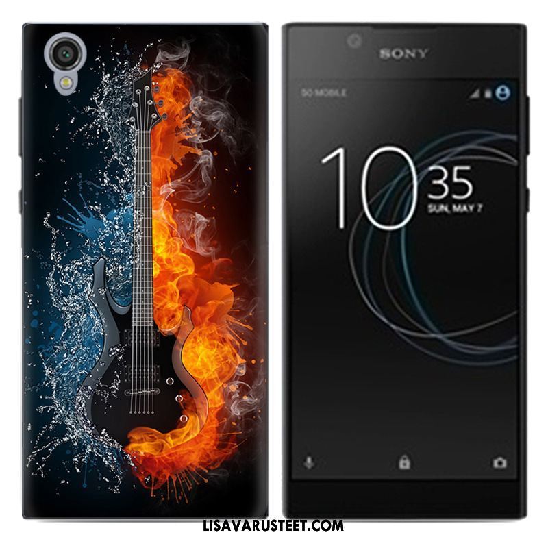 Sony Xperia L1 Kuoret Luova Pehmeä Neste Pu Puhelimen Maalaus Kuori Tarjous