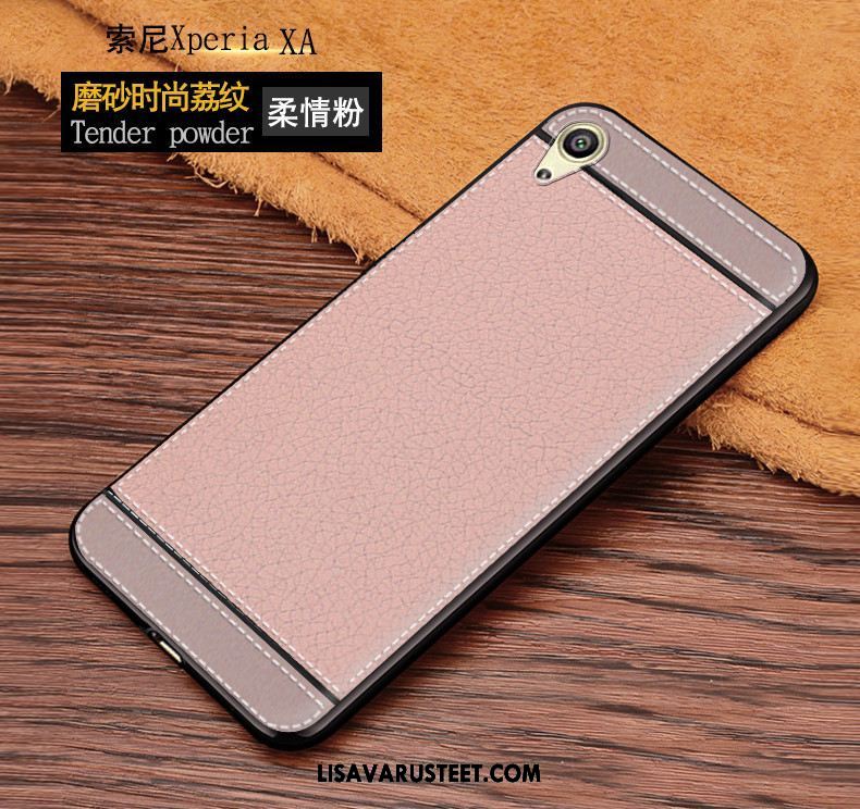 Sony Xperia Xa Kuoret Classic Murtumaton Liukumaton Pesty Suede Kuori Verkossa