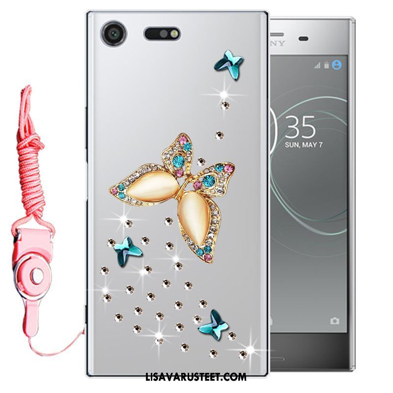 Sony Xperia Xz1 Compact Kuoret Pehmeä Neste Suojaus Puhelimen Strassi Kuori Verkossa