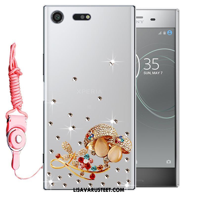 Sony Xperia Xz1 Compact Kuoret Pehmeä Neste Suojaus Puhelimen Strassi Kuori Verkossa