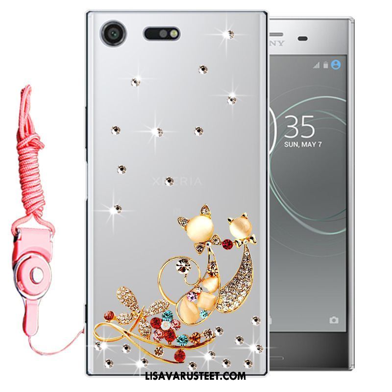 Sony Xperia Xz1 Compact Kuoret Pehmeä Neste Suojaus Puhelimen Strassi Kuori Verkossa