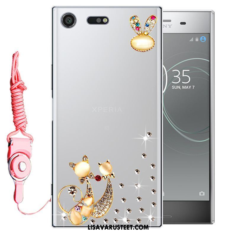 Sony Xperia Xz1 Compact Kuoret Pehmeä Neste Suojaus Puhelimen Strassi Kuori Verkossa