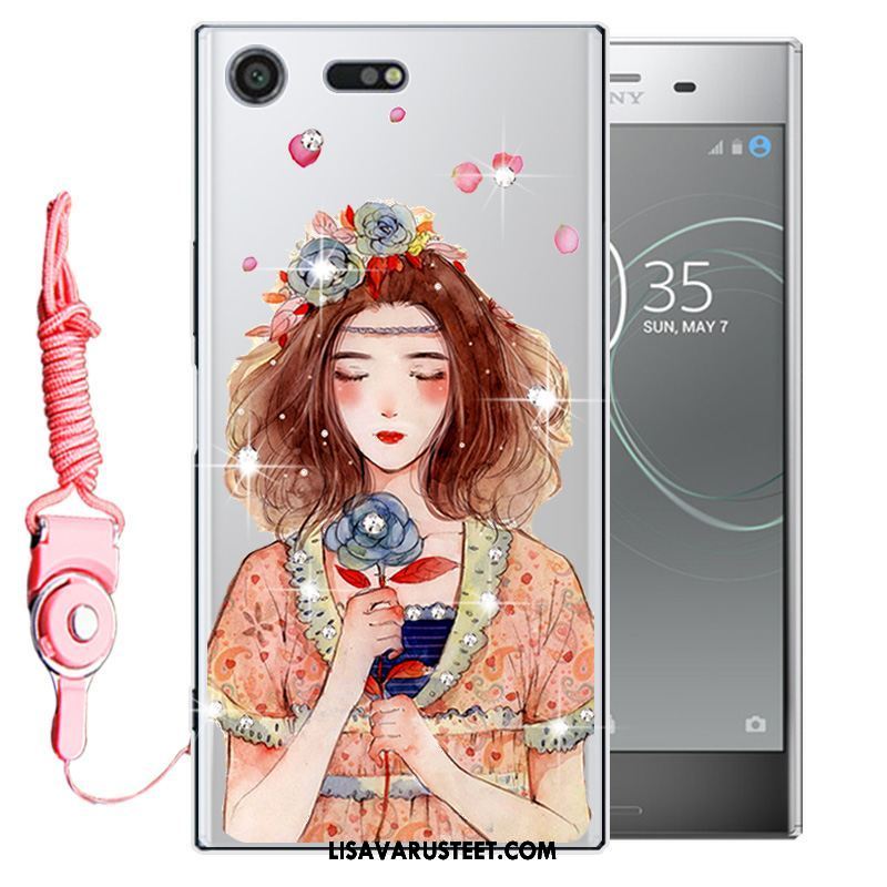 Sony Xperia Xz1 Compact Kuoret Pehmeä Neste Suojaus Puhelimen Strassi Kuori Verkossa