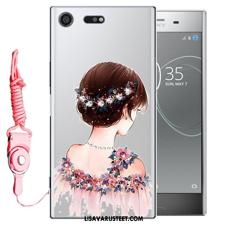 Sony Xperia Xz1 Compact Kuoret Pehmeä Neste Suojaus Puhelimen Strassi Kuori Verkossa