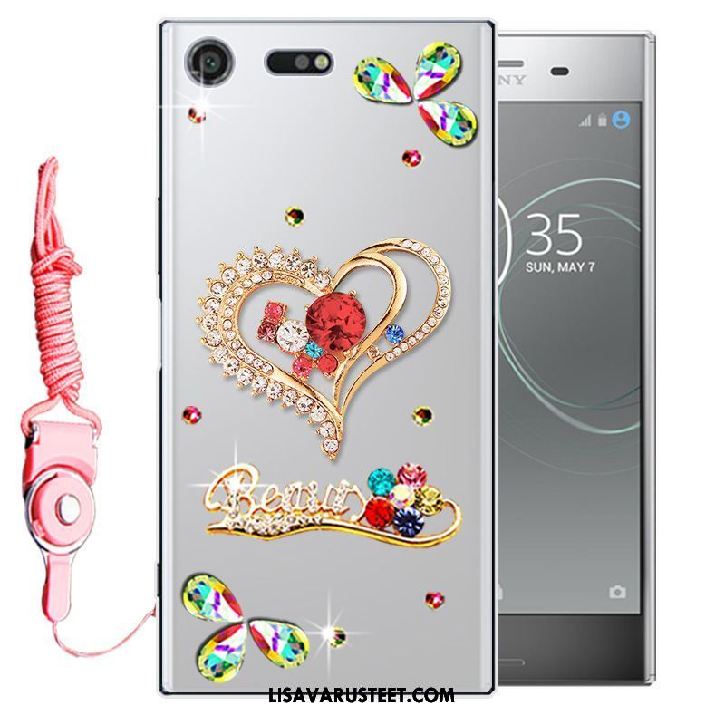 Sony Xperia Xz1 Compact Kuoret Pehmeä Neste Suojaus Puhelimen Strassi Kuori Verkossa