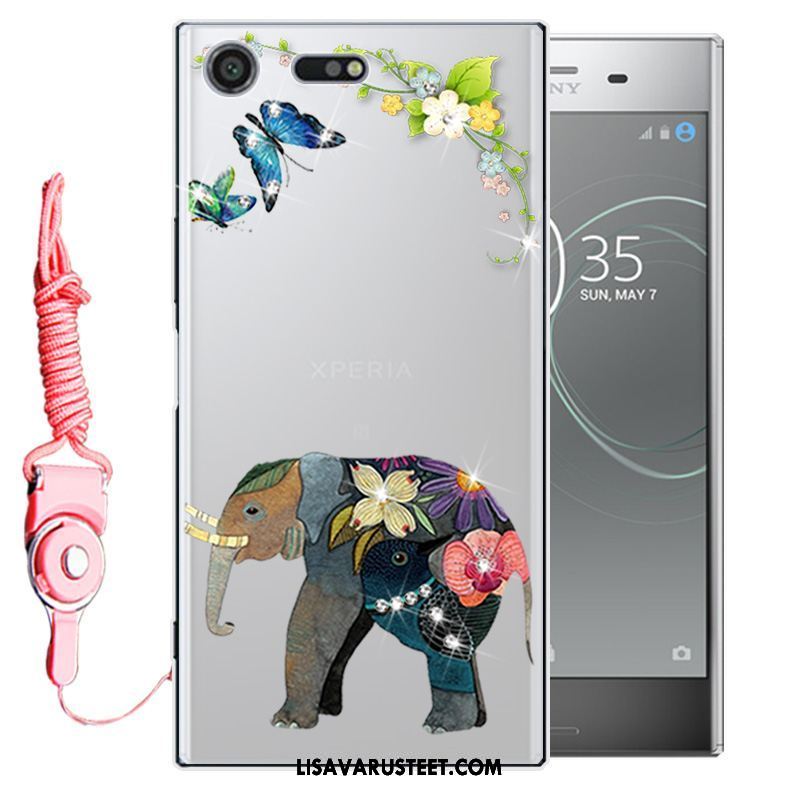 Sony Xperia Xz1 Compact Kuoret Pehmeä Neste Suojaus Puhelimen Strassi Kuori Verkossa