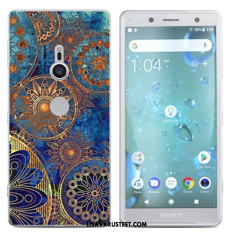 Sony Xperia Xz2 Kuoret Yksinkertainen Silikonikuori Puhelimen Persoonallisuus Jauhe Myynti