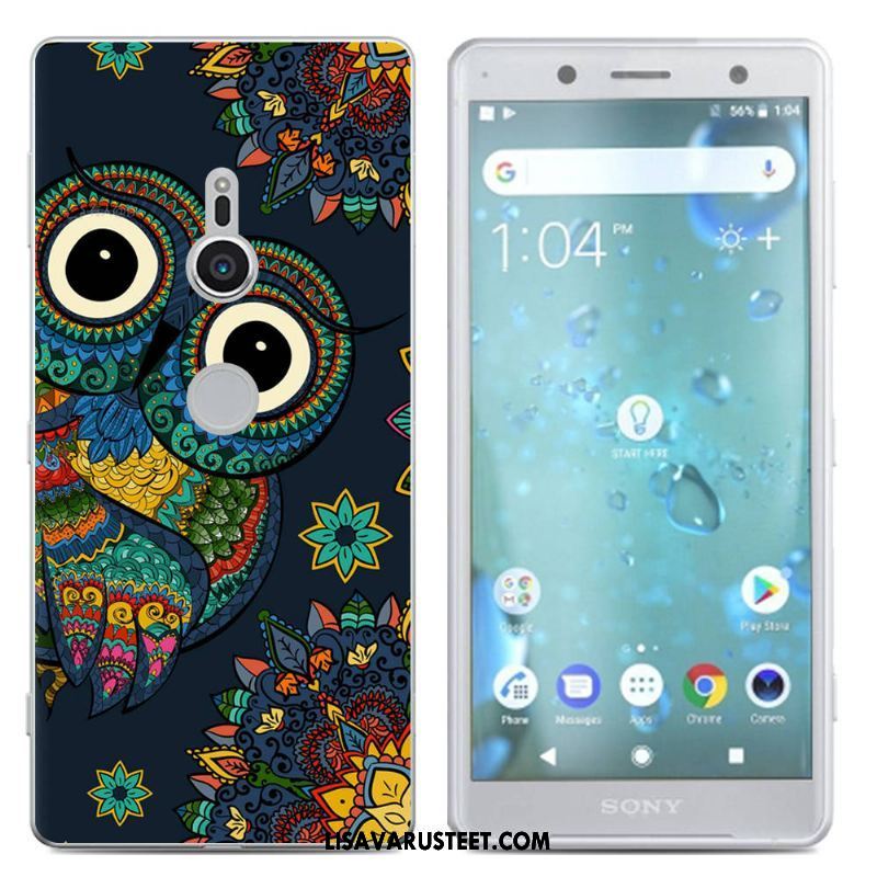 Sony Xperia Xz2 Kuoret Yksinkertainen Silikonikuori Puhelimen Persoonallisuus Jauhe Myynti