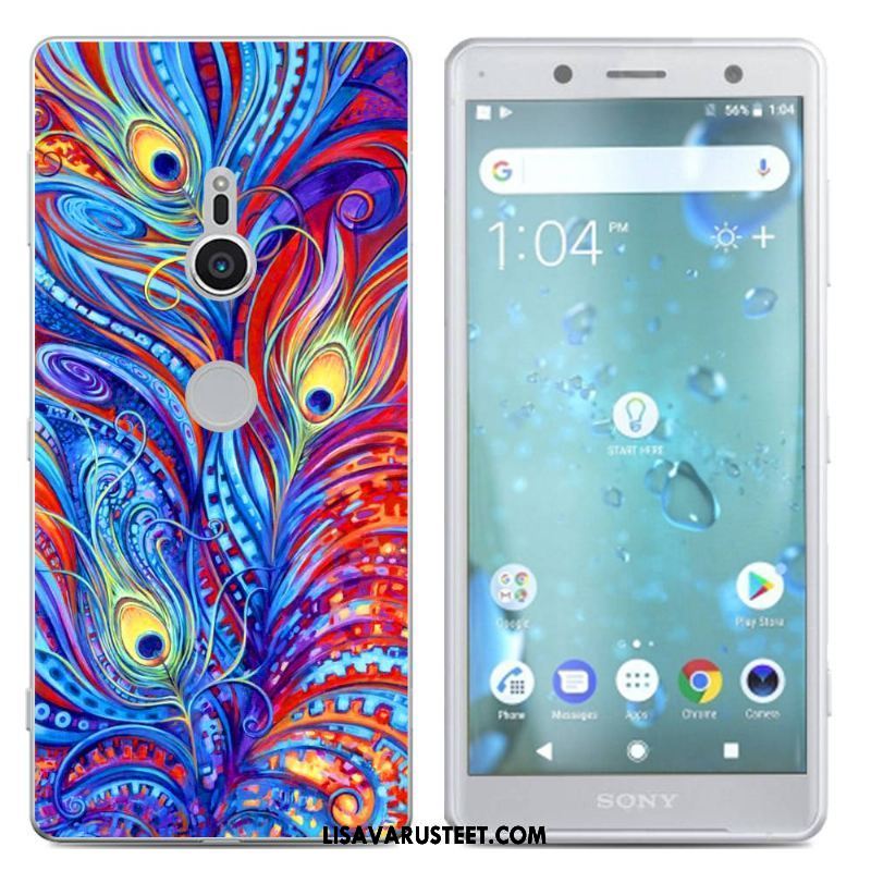 Sony Xperia Xz2 Kuoret Yksinkertainen Silikonikuori Puhelimen Persoonallisuus Jauhe Myynti