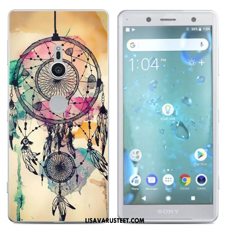 Sony Xperia Xz2 Kuoret Yksinkertainen Silikonikuori Puhelimen Persoonallisuus Jauhe Myynti