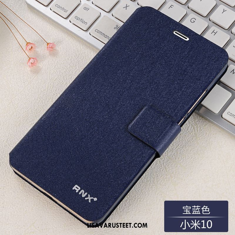 Xiaomi Mi 10 Kuoret Simpukka Nahkakotelo Sininen Kuori Pieni Halpa