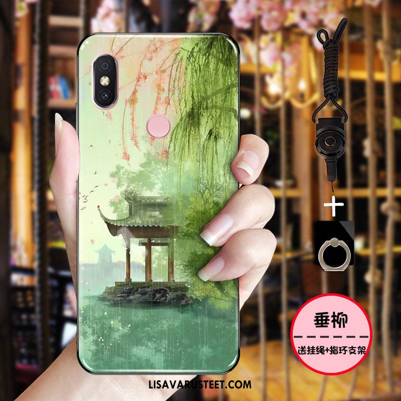 Xiaomi Mi 8 Kuoret Kuori Suojaus Pesty Suede All Inclusive Muste Myynti