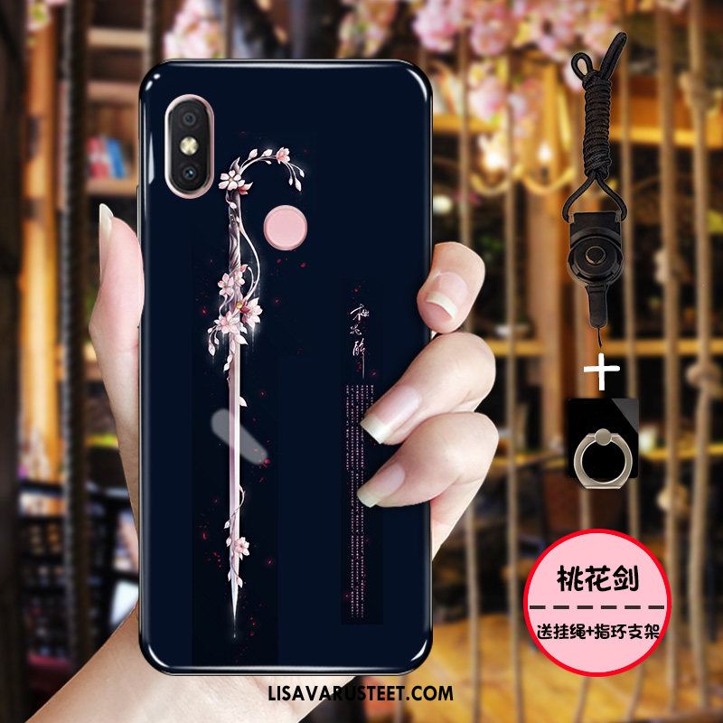 Xiaomi Mi 8 Kuoret Kuori Suojaus Pesty Suede All Inclusive Muste Myynti