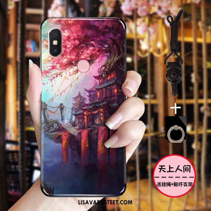 Xiaomi Mi 8 Kuoret Kuori Suojaus Pesty Suede All Inclusive Muste Myynti