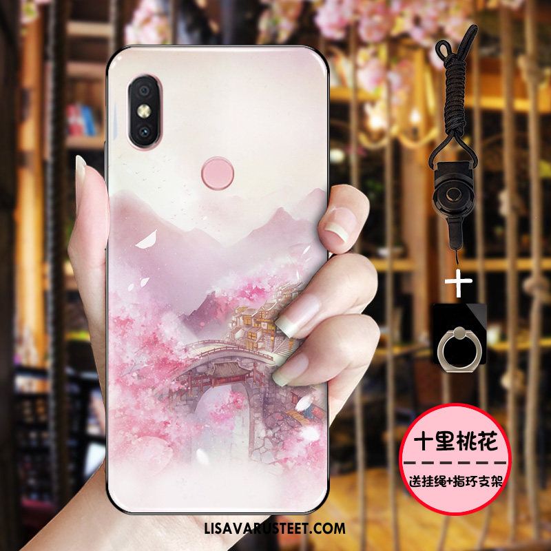 Xiaomi Mi 8 Kuoret Kuori Suojaus Pesty Suede All Inclusive Muste Myynti