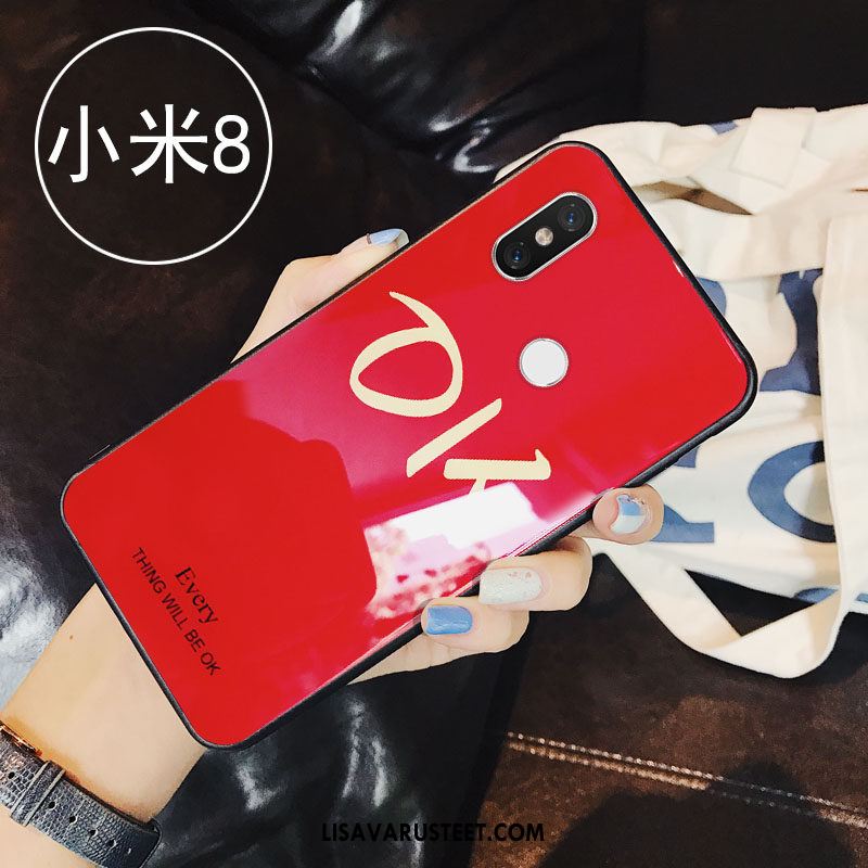 Xiaomi Mi 8 Kuoret Luova Rakastunut Kirjain Kuori Lasi Myynti