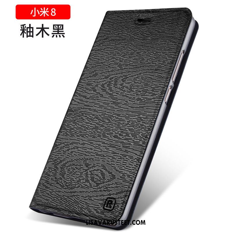 Xiaomi Mi 8 Kuoret Nahkakotelo Suojaus Sininen Trendi Kuori Myynti
