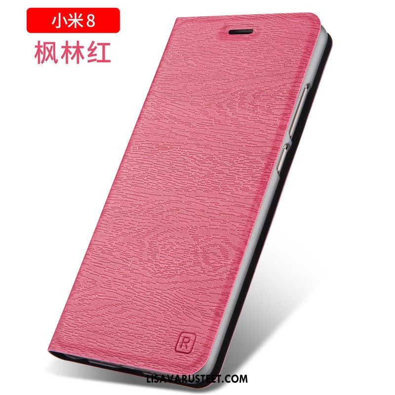 Xiaomi Mi 8 Kuoret Nahkakotelo Suojaus Sininen Trendi Kuori Myynti