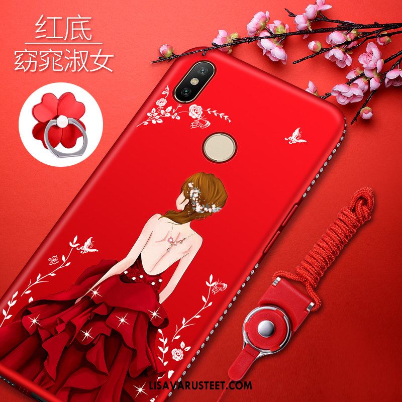 Xiaomi Mi 8 Kuoret Puhelimen Net Red Ohut Persoonallisuus Pesty Suede Osta