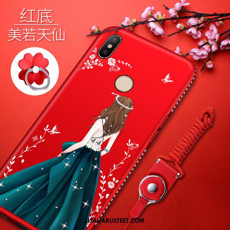 Xiaomi Mi 8 Kuoret Puhelimen Net Red Ohut Persoonallisuus Pesty Suede Osta