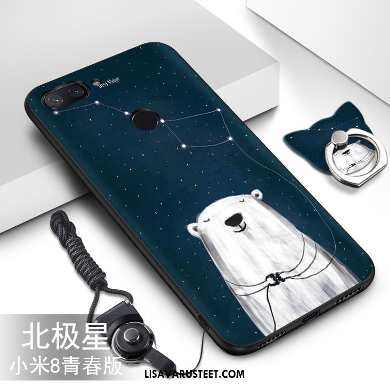 Xiaomi Mi 8 Lite Kuoret Persoonallisuus Murtumaton Suojaus Trendi Pesty Suede Kuori Kauppa