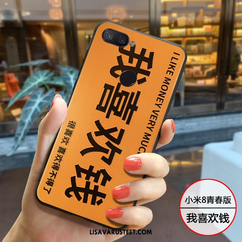 Xiaomi Mi 8 Lite Kuoret Pesty Suede Pehmeä Neste Nuoret Murtumaton Net Red Verkossa