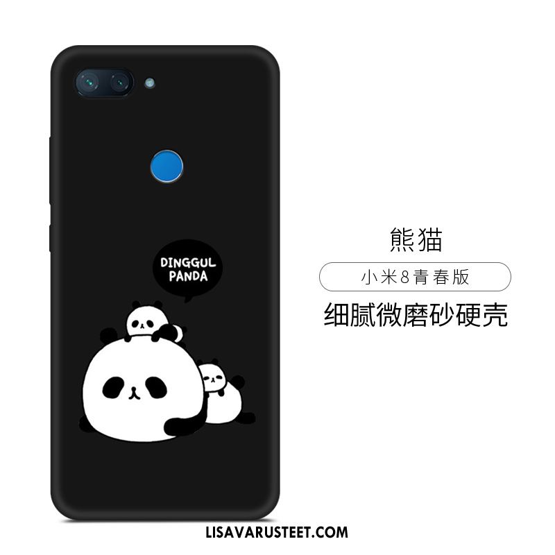Xiaomi Mi 8 Lite Kuoret Punainen Pesty Suede Rakastunut Maalaus Kuori Kauppa