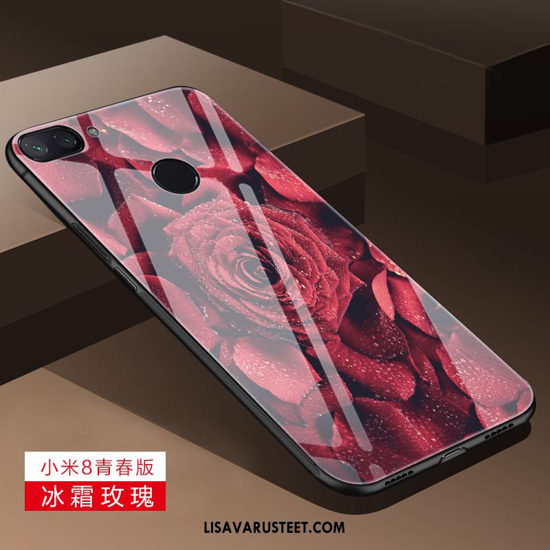 Xiaomi Mi 8 Lite Kuoret Silikoni Net Red Kuori Peili Nuoret Verkossa